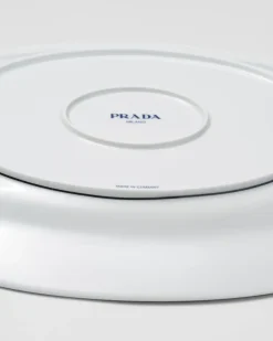 Prada BANDEJAS Y ACCESORIOS DE MESA^Fuente Grande De Porcelana - Vienna Red