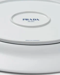 Prada BANDEJAS Y ACCESORIOS DE MESA^Fuente Mediana De Porcelana - Checkerboard