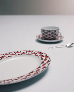 Prada BANDEJAS Y ACCESORIOS DE MESA^Fuente Pequeña De Porcelana - Vienna Red
