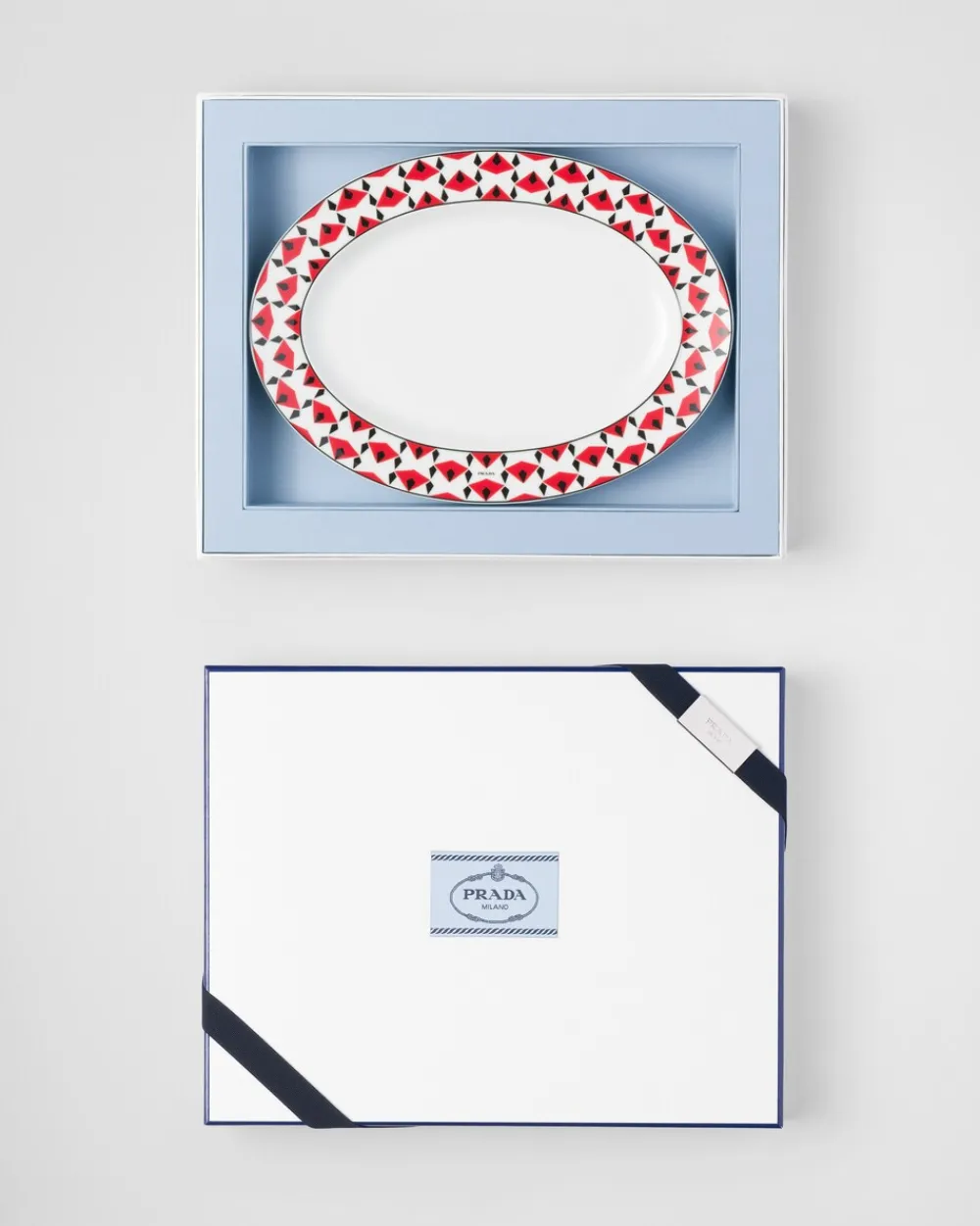 Prada BANDEJAS Y ACCESORIOS DE MESA^Fuente Pequeña De Porcelana - Vienna Red