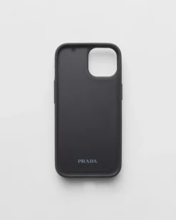 Mujer Prada ACCESORIOS TECNOLÓGICOS Y LLAVEROS^Funda De Piel Saffiano Para Iphone 15