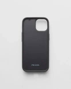 Mujer Prada ACCESORIOS TECNOLÓGICOS Y LLAVEROS^Funda De Piel Saffiano Para Iphone&nbsp;15
