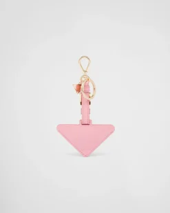 Mujer Prada ACCESORIOS TECNOLÓGICOS Y LLAVEROS^Funda Para Airtag De Piel Saffiano