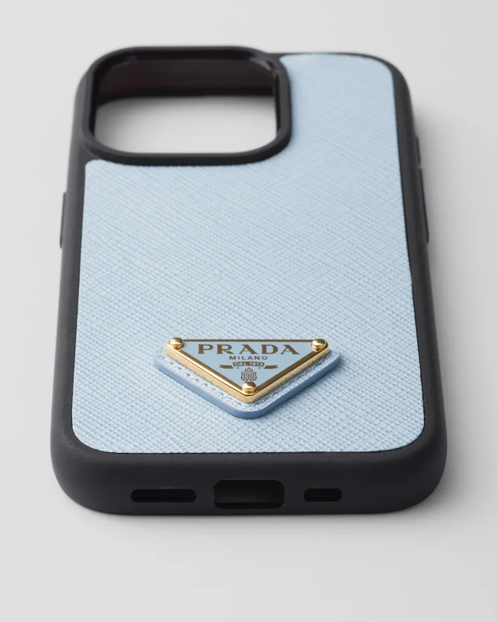 Mujer Prada ACCESORIOS TECNOLÓGICOS Y LLAVEROS^Funda Para Iphone 15 Pro De Piel Saffiano