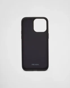 Mujer Prada ACCESORIOS TECNOLÓGICOS Y LLAVEROS^Funda Para Iphone 14 Pro Max De Piel Saffiano