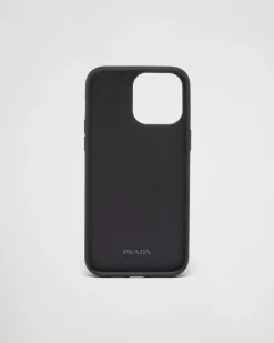 Mujer Prada ACCESORIOS TECNOLÓGICOS Y LLAVEROS^Funda Para Iphone 14 Pro Max De Piel Saffiano