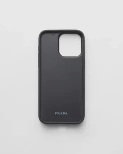 Mujer Prada ACCESORIOS TECNOLÓGICOS Y LLAVEROS^Funda Para Iphone 15 Pro Max De Piel Saffiano