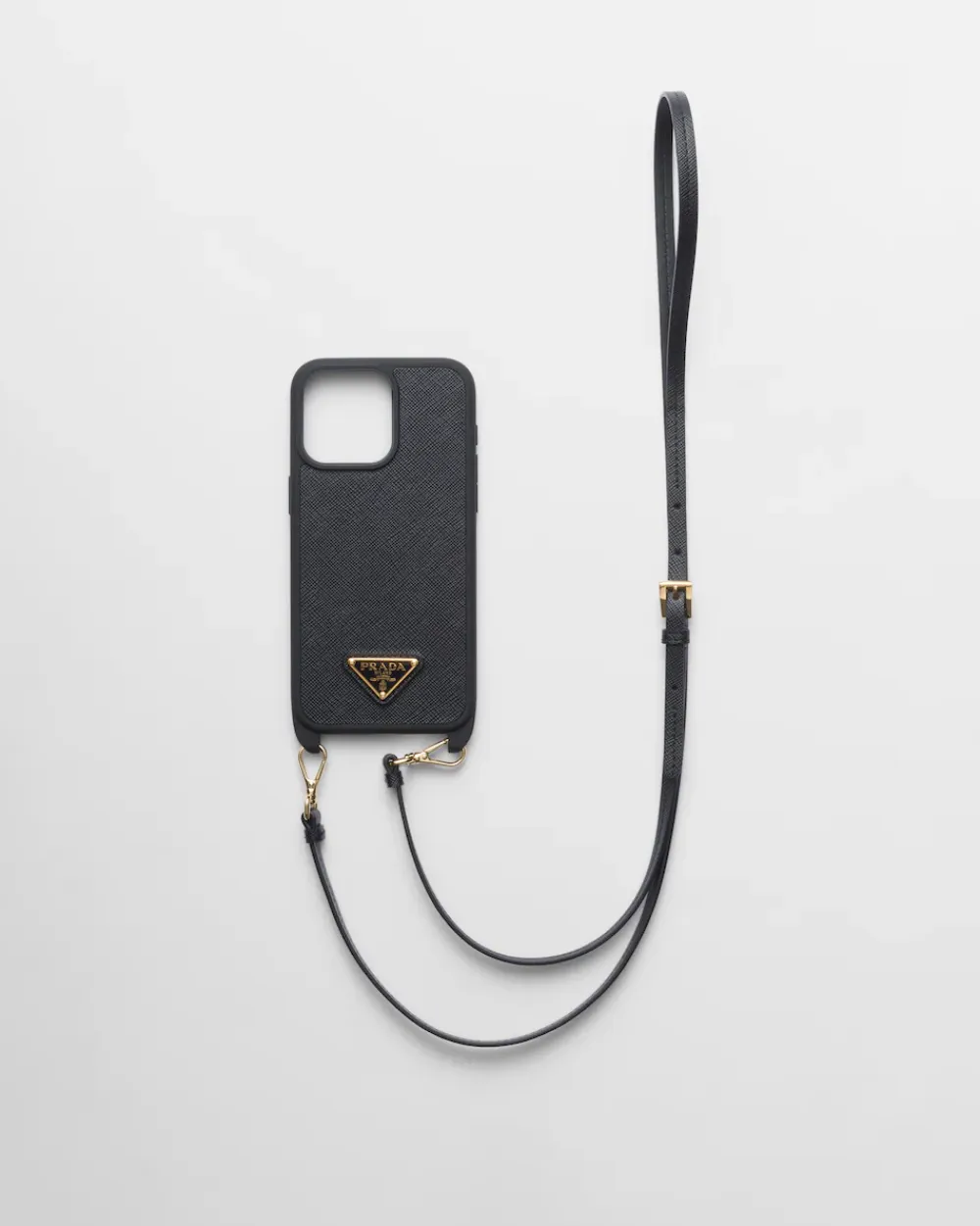 Mujer Prada ACCESORIOS TECNOLÓGICOS Y LLAVEROS^Funda Para Iphone 15 Pro Max De Piel Saffiano