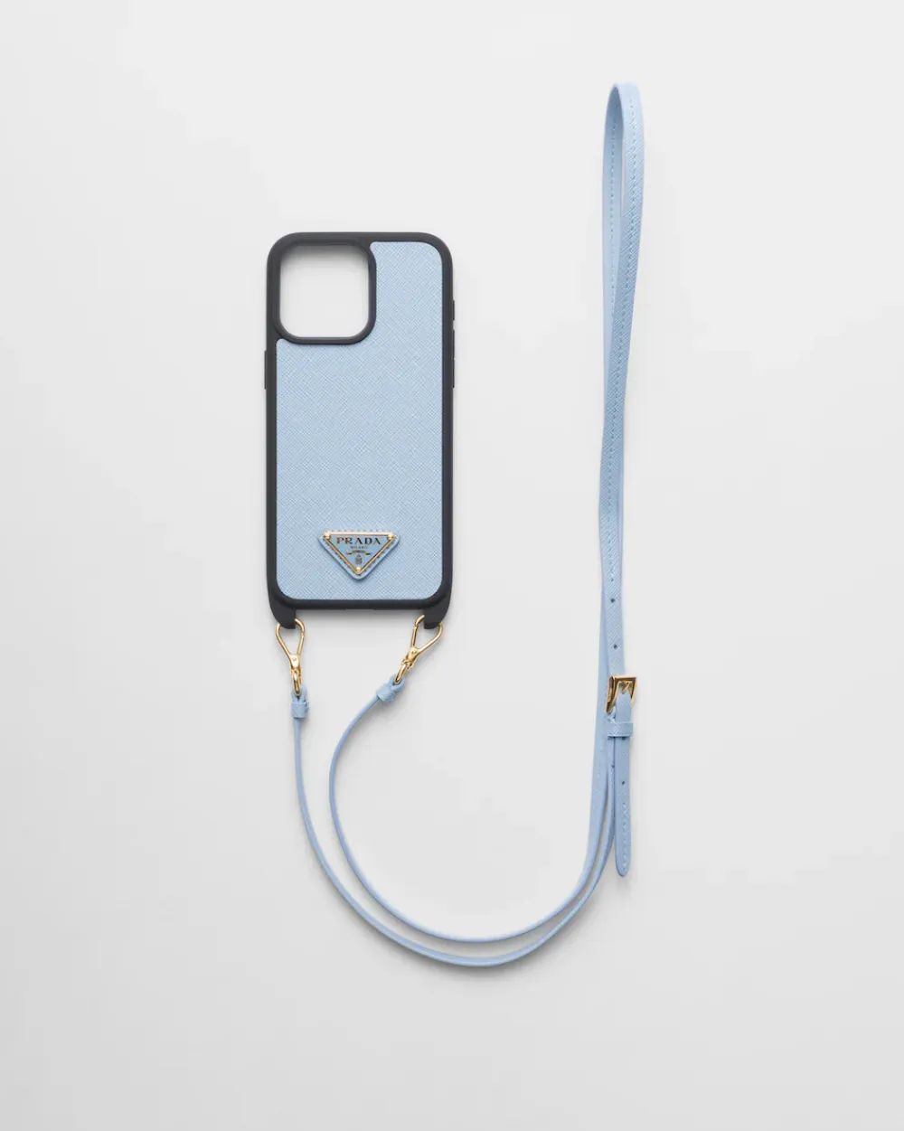 Mujer Prada ACCESORIOS TECNOLÓGICOS Y LLAVEROS^Funda Para Iphone 15 Pro Max De Piel Saffiano
