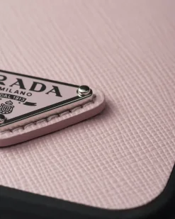 Mujer Prada ACCESORIOS TECNOLÓGICOS Y LLAVEROS^Funda Para Iphone&nbsp;15&nbsp;Pro&nbsp;Max De Piel Saffiano