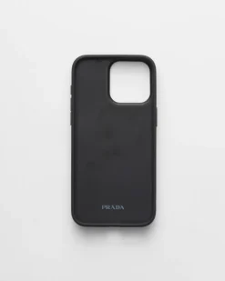 Hombre Prada ACCESORIOS TECNOLÓGICOS Y LLAVEROS^Funda Para Iphone&nbsp;15&nbsp;Pro&nbsp;Max De Piel Saffiano