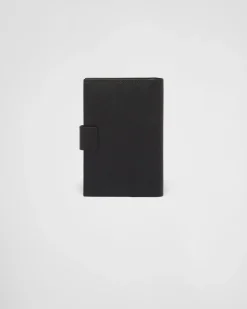 Hombre Prada CARTERAS Y TARJETEROS^Funda Para Pasaporte De Piel Y Piel Saffiano