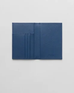 Hombre Prada CARTERAS Y TARJETEROS^Funda Para Pasaporte En Piel Saffiano
