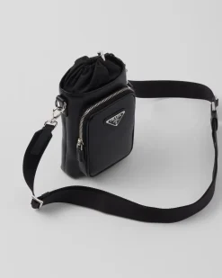 Hombre Prada ACCESORIOS TECNOLÓGICOS Y LLAVEROS^Funda Para Smartphone De Piel