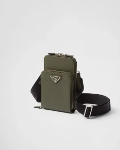 Hombre Prada ACCESORIOS TECNOLÓGICOS Y LLAVEROS^Funda Para Smartphone De Piel Saffiano