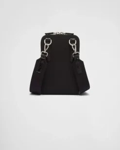 Hombre Prada ACCESORIOS TECNOLÓGICOS Y LLAVEROS^Funda Para Smartphone De Re-nylon Y Piel De Cocodrilo
