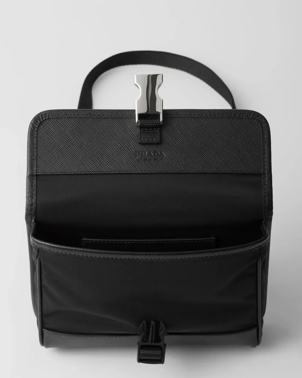 Mujer/Hombre Prada ACCESORIOS TECNOLÓGICOS Y LLAVEROS|ACCESORIOS TECNOLÓGICOS Y LLAVEROS^Funda Para Smartphone De Re-nylon Y Piel Saffiano