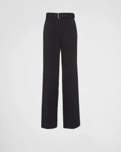 Mujer Prada PANTALONES LARGOS Y CORTOS^Gabardine Pants