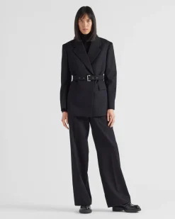 Mujer Prada PANTALONES LARGOS Y CORTOS^Gabardine Pants
