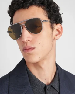 Hombre Prada GAFAS DE SOL^Gafas De Sol Con Logo