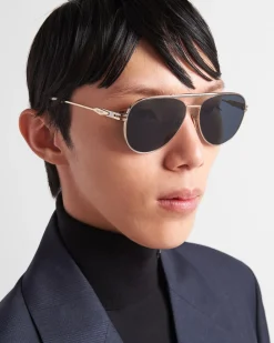 Hombre Prada GAFAS DE SOL^Gafas De Sol Con Logo