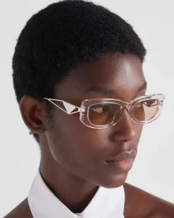 Mujer Prada GAFAS DE SOL^Gafas De Sol Con Logo Triangular