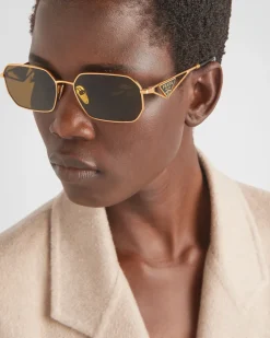 Mujer Prada GAFAS DE SOL^Gafas De Sol Con Logo Triangular