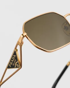 Mujer Prada GAFAS DE SOL^Gafas De Sol Con Logo Triangular