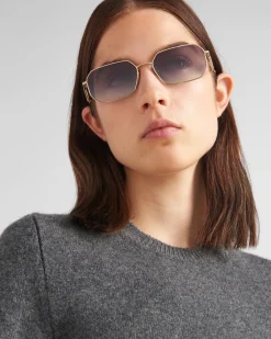 Mujer Prada GAFAS DE SOL^Gafas De Sol Con Logo Triangular