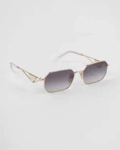 Mujer Prada GAFAS DE SOL^Gafas De Sol Con Logo Triangular