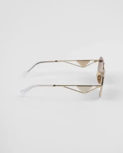 Mujer Prada GAFAS DE SOL^Gafas De Sol Con Logo Triangular
