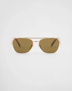 Mujer Prada GAFAS DE SOL^Gafas De Sol Con Logo Triangular