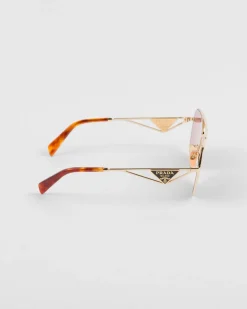 Mujer Prada GAFAS DE SOL^Gafas De Sol Con Logo Triangular