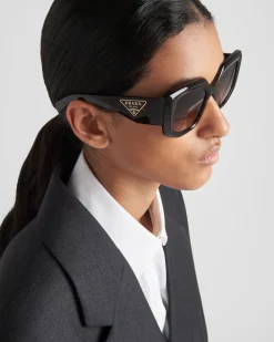Mujer Prada GAFAS DE SOL^Gafas De Sol Con Logo Triangular
