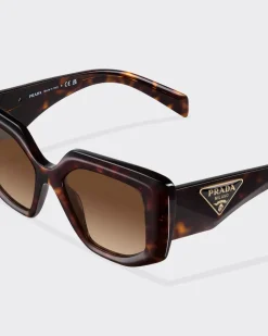 Mujer Prada GAFAS DE SOL^Gafas De Sol Con Logo Triangular