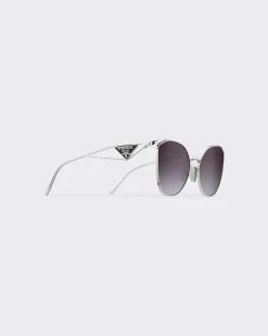 Mujer Prada GAFAS DE SOL^Gafas De Sol Con Logo Triangular