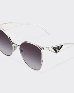 Mujer Prada GAFAS DE SOL^Gafas De Sol Con Logo Triangular