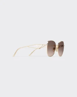 Mujer Prada GAFAS DE SOL^Gafas De Sol Con Logo Triangular