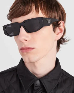 Hombre Prada GAFAS DE SOL^Gafas De Sol Con Logo Triangular