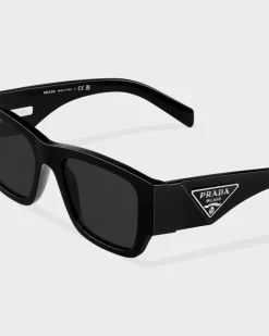 Hombre Prada GAFAS DE SOL^Gafas De Sol Con Logo Triangular
