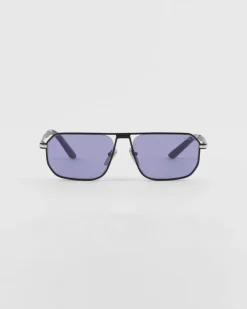 Hombre Prada GAFAS DE SOL^Gafas De Sol Con Una Icónica Placa De Metal