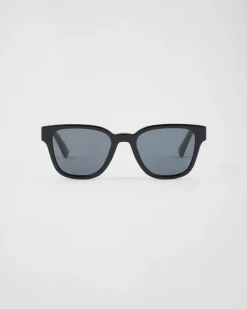 Hombre Prada GAFAS DE SOL^Gafas De Sol Con Una Icónica Placa De Metal