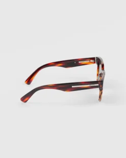 Hombre Prada GAFAS DE SOL^Gafas De Sol Con Una Icónica Placa De Metal