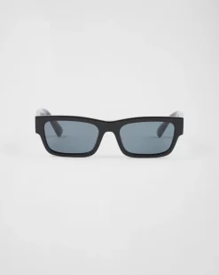 Hombre Prada GAFAS DE SOL^Gafas De Sol Con Una Icónica Placa De Metal
