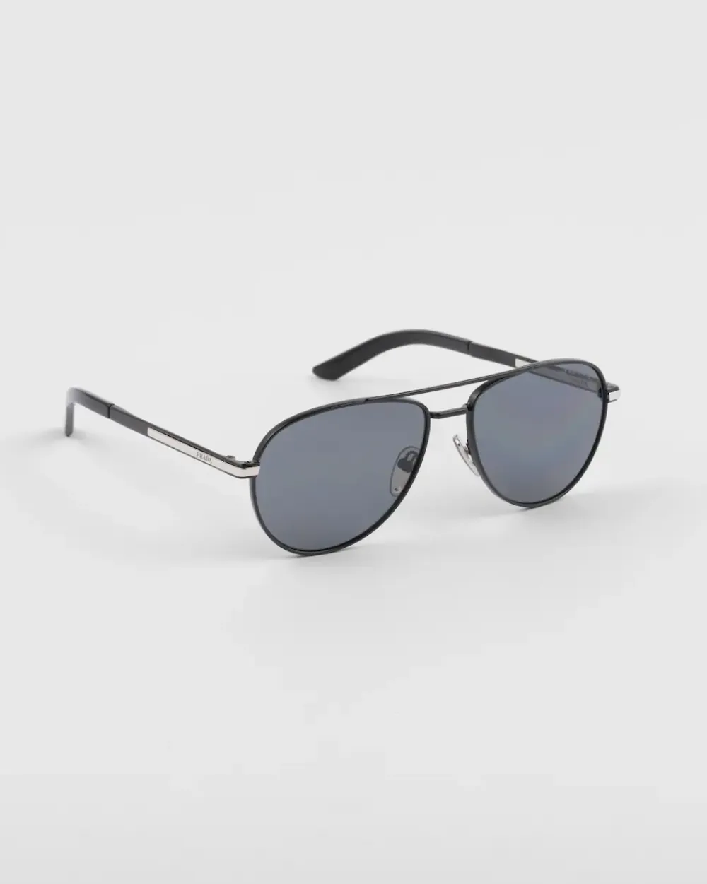 Hombre Prada GAFAS DE SOL^Gafas De Sol Con Una Icónica Placa De Metal
