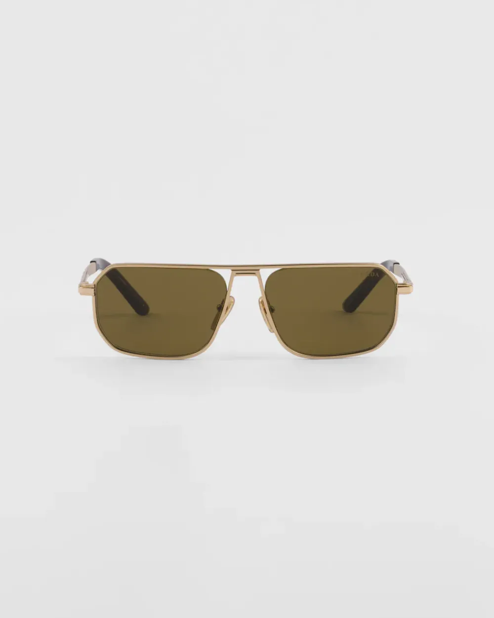 Hombre Prada GAFAS DE SOL^Gafas De Sol Con Una Icónica Placa De Metal