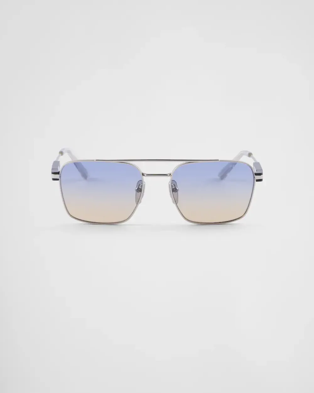 Hombre Prada GAFAS DE SOL^Gafas De Sol Con Una Icónica Placa De Metal