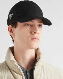 Hombre Prada SOMBREROS Y GUANTES^Gorra De Béisbol De Loden