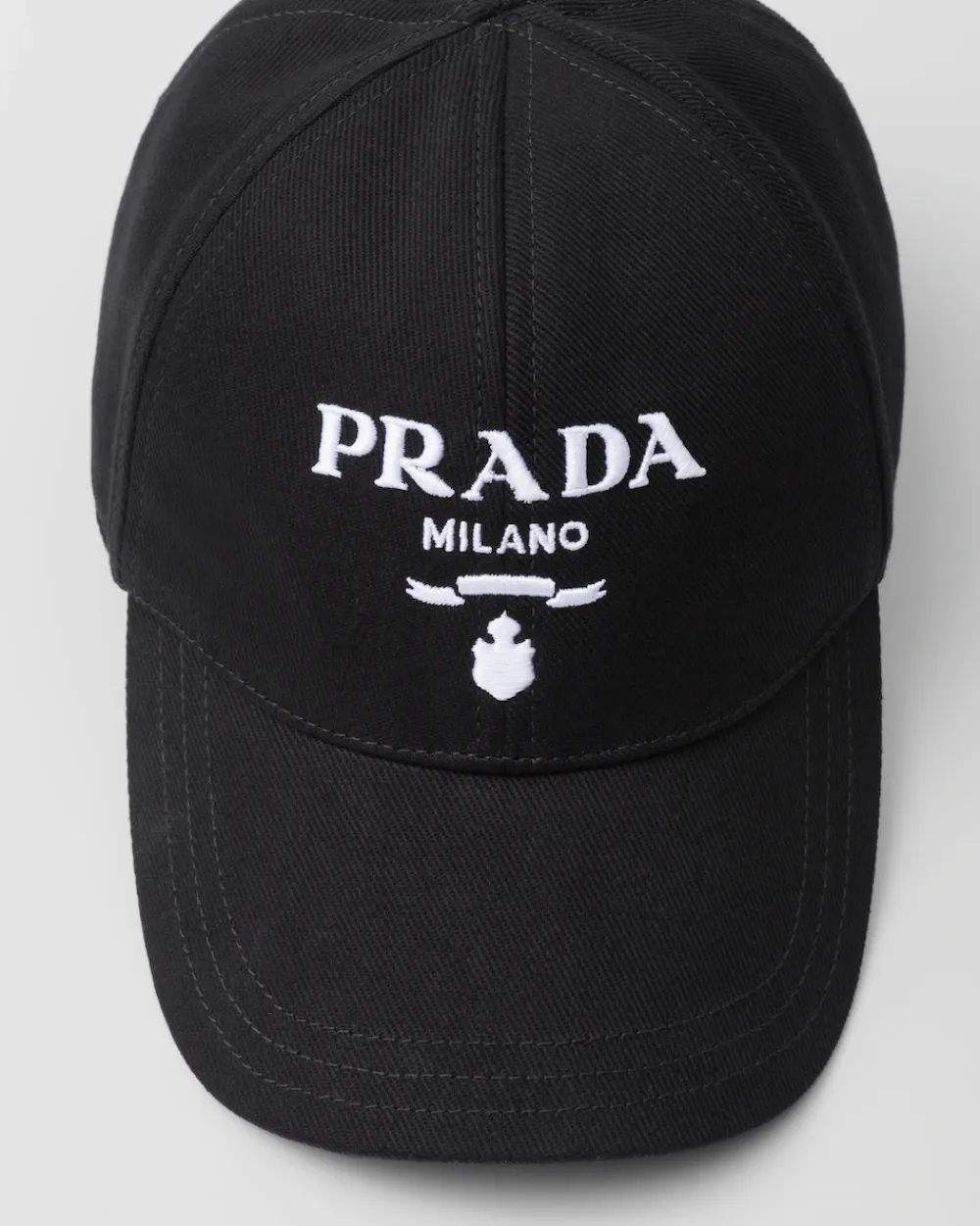 Mujer Prada SOMBREROS Y GUANTES^Gorra De Béisbol En Dril