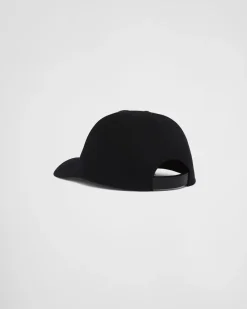 Hombre Prada SOMBREROS Y GUANTES^Gorra De Béisbol En Fieltro